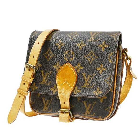 LOUIS VUITTON Mini Cartouchiere Shoulder Bag Monogram Leather BN M51254 31EE910 - Picture 1 of 12